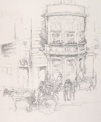 Gaiety-teatterin takapuoli tekijältä James McNeill Whistler