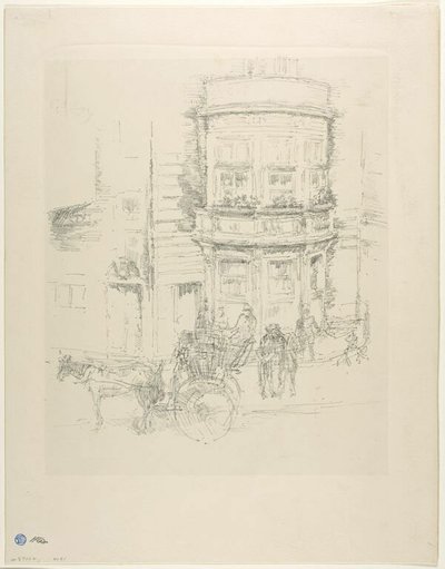 Gaiety-teatterin takaosa tekijältä James McNeill Whistler