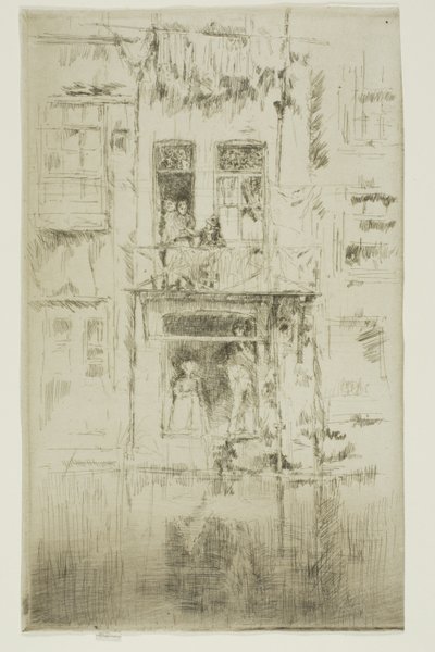 Parveke, Amsterdam tekijältä James Abbott McNeill Whistler