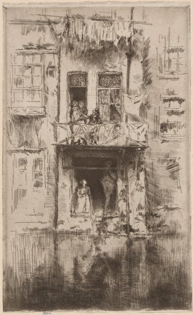 Parveke, Amsterdam tekijältä James Abbott McNeill Whistler
