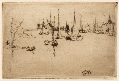 Proomut, Dordrecht tekijältä James Abbott McNeill Whistler