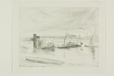 Battersea Dawn (Cadogan Pier) tekijältä James Abbott McNeill Whistler