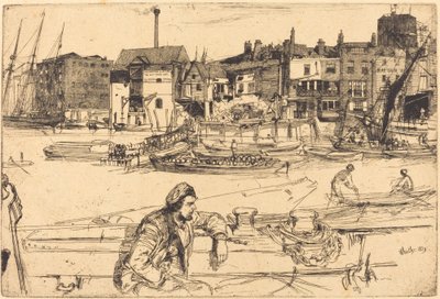 Black Lion Wharf tekijältä James Abbott McNeill Whistler