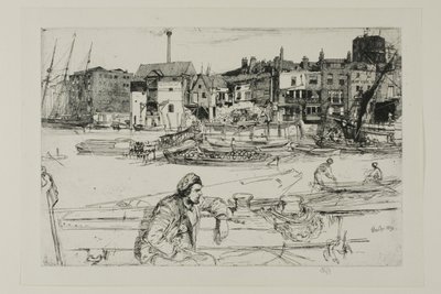 Black Lion Wharf tekijältä James Abbott McNeill Whistler