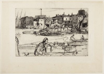 Black Lion Wharf tekijältä James McNeill Whistler