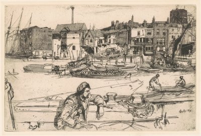 Black Lion Wharf tekijältä James McNeill Whistler