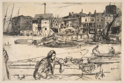 Black Lionin laituri tekijältä James McNeill Whistler