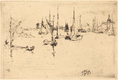 Veneitä, Dordrecht tekijältä James McNeill Whistler