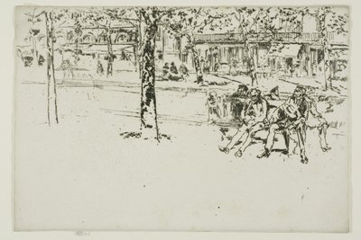 Boulevard Poissonniere, Pariisi tekijältä James Abbott McNeill Whistler