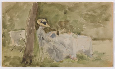 Aamiainen puutarhassa tekijältä James Abbott McNeill Whistler