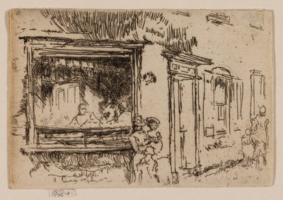 Lihakauppa, Sandwich, Kent tekijältä James McNeill Whistler