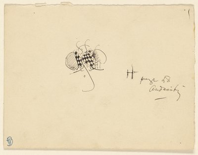 Perhonen ruudullisilla siivillä tekijältä James McNeill Whistler