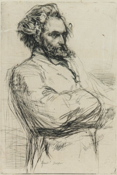 C.L. Drouet, escultor finlandès tekijältä James Abbott McNeill Whistler