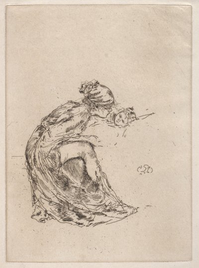 Cameo, nro 1 (Äiti ja lapsi) tekijältä James McNeill Whistler