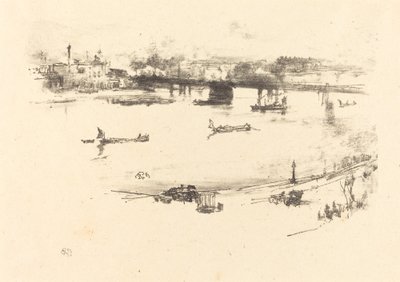 Charing Crossin rautatiesilta tekijältä James Abbott McNeill Whistler