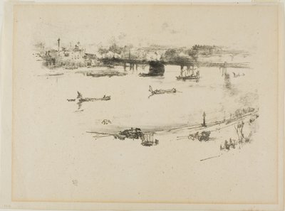 Charing Crossin rautatiesilta tekijältä James Abbott McNeill Whistler