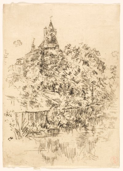 Chateau de Verneuil, Touraine tekijältä James McNeill Whistler