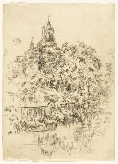 Chateau de Verneuil, Touraine tekijältä James Abbott McNeill Whistler