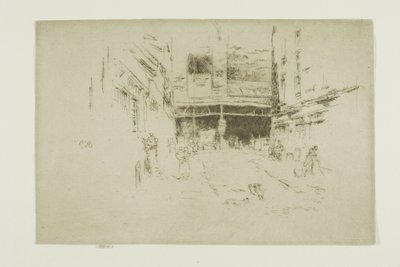 Vaatteidenvaihto, Houndsditch, nro 1 tekijältä James Abbott McNeill Whistler