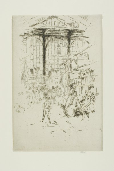 Vaatteidenvaihto, Houndsditch, nro 2 tekijältä James Abbott McNeill Whistler