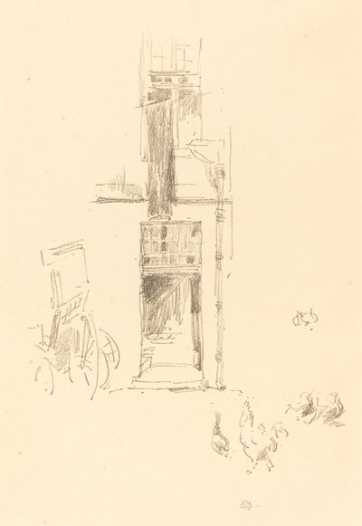 Kukot ja kanat, Hôtel Colbert tekijältä James Abbott McNeill Whistler