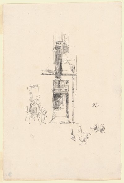Kukot ja kanat, Hôtel Colbert tekijältä James Abbott McNeill Whistler