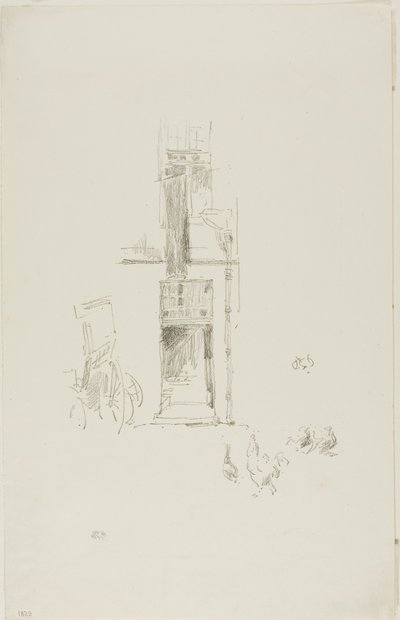 Kukot ja kanat, Hôtel Colbert tekijältä James Abbott McNeill Whistler