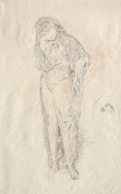 Verhottu hahmo seisoo tekijältä James McNeill Whistler