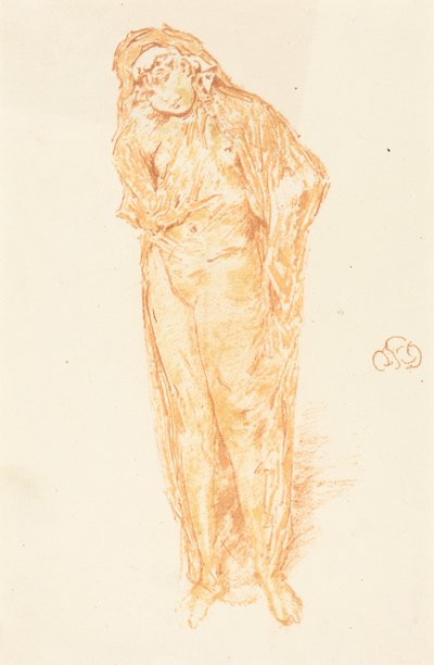 Verhüllte Figur, stehend tekijältä James McNeill Whistler