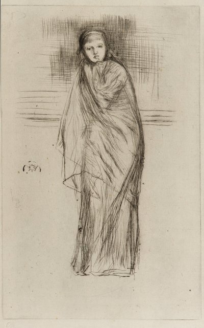 Drapoitu malli tekijältä James Abbott McNeill Whistler