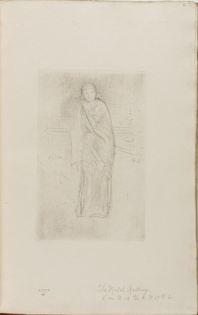 Drapoitu malli tekijältä James Abbott McNeill Whistler