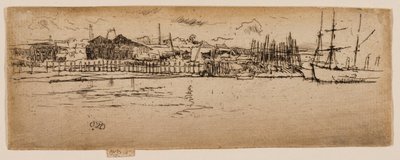 Dry Docks, Southampton tekijältä James Abbott McNeill Whistler