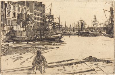 Eagle Wharf tekijältä James Abbott McNeill Whistler