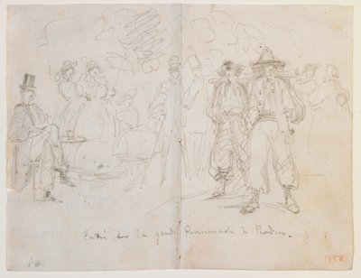 Tuli suurelle kävelykadulle Badenissa tekijältä James Abbott McNeill Whistler