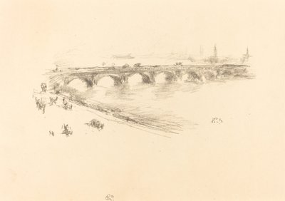 Ilta, Little Waterloon silta tekijältä James Abbott McNeill Whistler