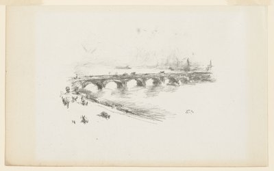 Ilta, Little Waterloon silta tekijältä James Abbott McNeill Whistler