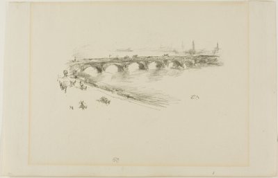 Ilta, Little Waterloon silta tekijältä James Abbott McNeill Whistler