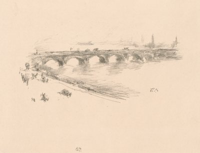 Ilta, Little Waterloon silta tekijältä James Abbott McNeill Whistler