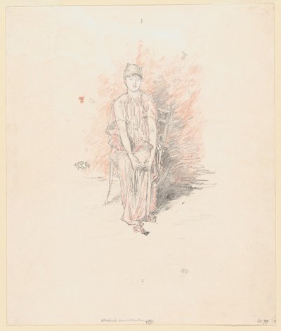 Figuuritutkimus väreissä tekijältä James Abbott McNeill Whistler