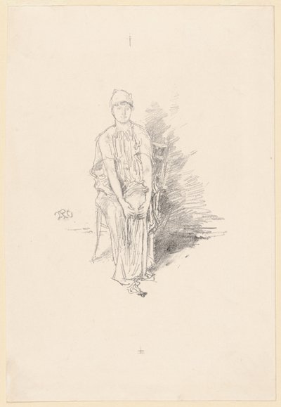 Figuuritutkimus väreissä tekijältä James Abbott McNeill Whistler
