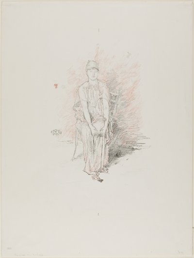 Figuuritutkimus väreissä tekijältä James Abbott McNeill Whistler
