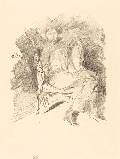 Firelight: Joseph Pennell, nro 1 tekijältä James Abbott McNeill Whistler