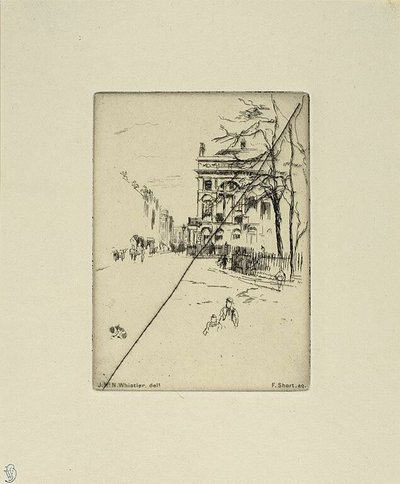 Fitzroy Square tekijältä James McNeill Whistler
