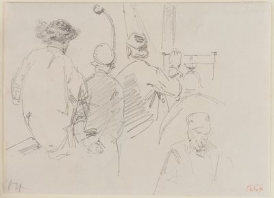 Neljä miestä veneessä tekijältä James Abbott McNeill Whistler