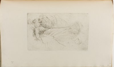 Tyttö makuulla tekijältä James Abbott McNeill Whistler