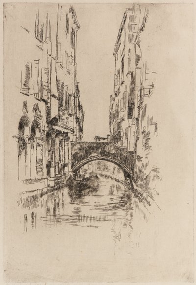 Gondoli sillan alla tekijältä James Abbott McNeill Whistler