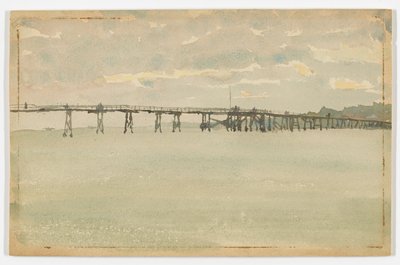 Harmaa ja hopea-laituri, Southend tekijältä James Abbott McNeill Whistler