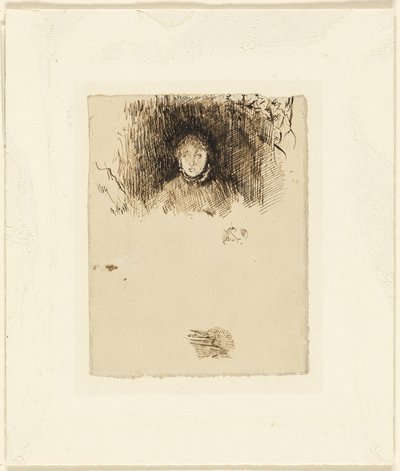 Tytön pää tekijältä James McNeill Whistler