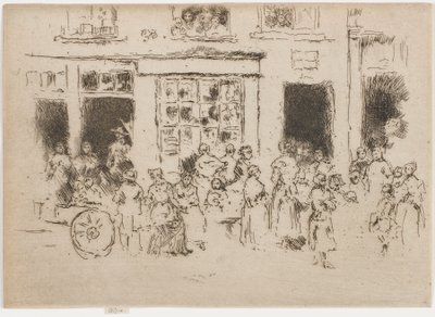 High Street, Bryssel tekijältä James Abbott McNeill Whistler