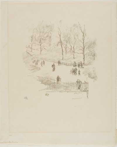 Kensington Gardens tekijältä James Abbott McNeill Whistler